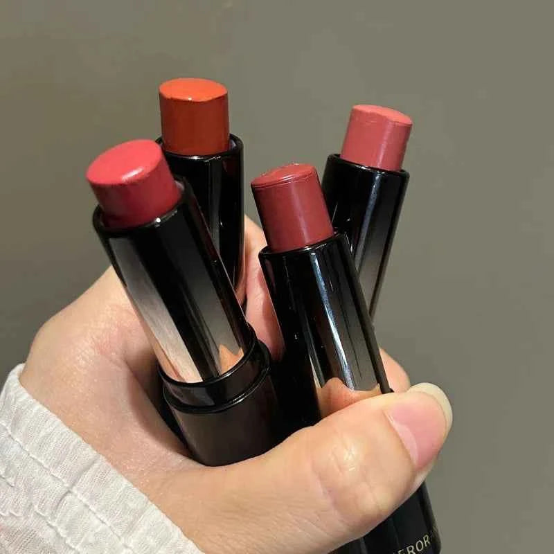 Low Saturation Mirror Water Light Solid Lip Gloss Mirror Russet Lipstick Moisturizing Lips Tint Nature Nude Lip Makeup Cosmetics.