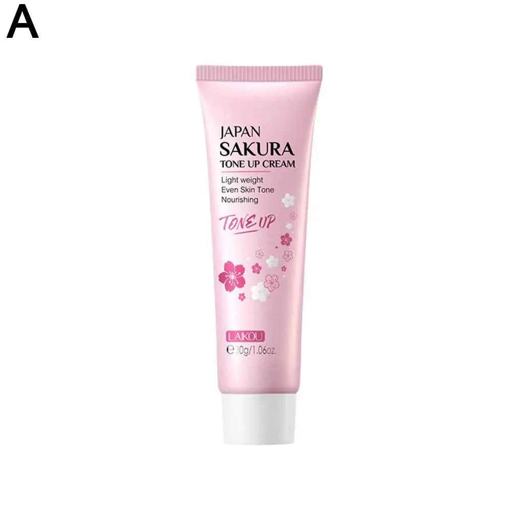 LAIKOU Japan Sakura Essence Cream Cherry Blossom Facial Cream Moisturizing Shrink Pores Cosmetics Collagen Skin Care