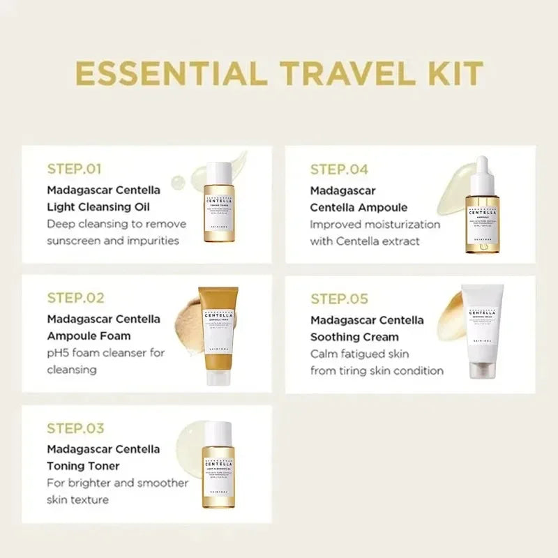 SKIN1004 Centella Mini 5-Step Travel Skincare Kit - My Vixen Vault
