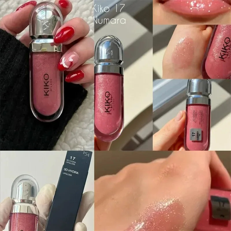 Hot Sales 3D Liquid Lip Glaze Transparent Lip Mirror Lipstick Nourishing Glossy Full Lips Not Fading Milk Tea Bean Paste Makeup - My Vixen Vault