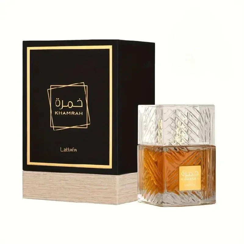 1 Pack 3.4 Oz/100 Ml Lattafa Khamrah Perfume 3.4 Oz/100 Ml - Warm Spice Vanilla & Cinnamon Perfume, Unisex Perfume Spray -...