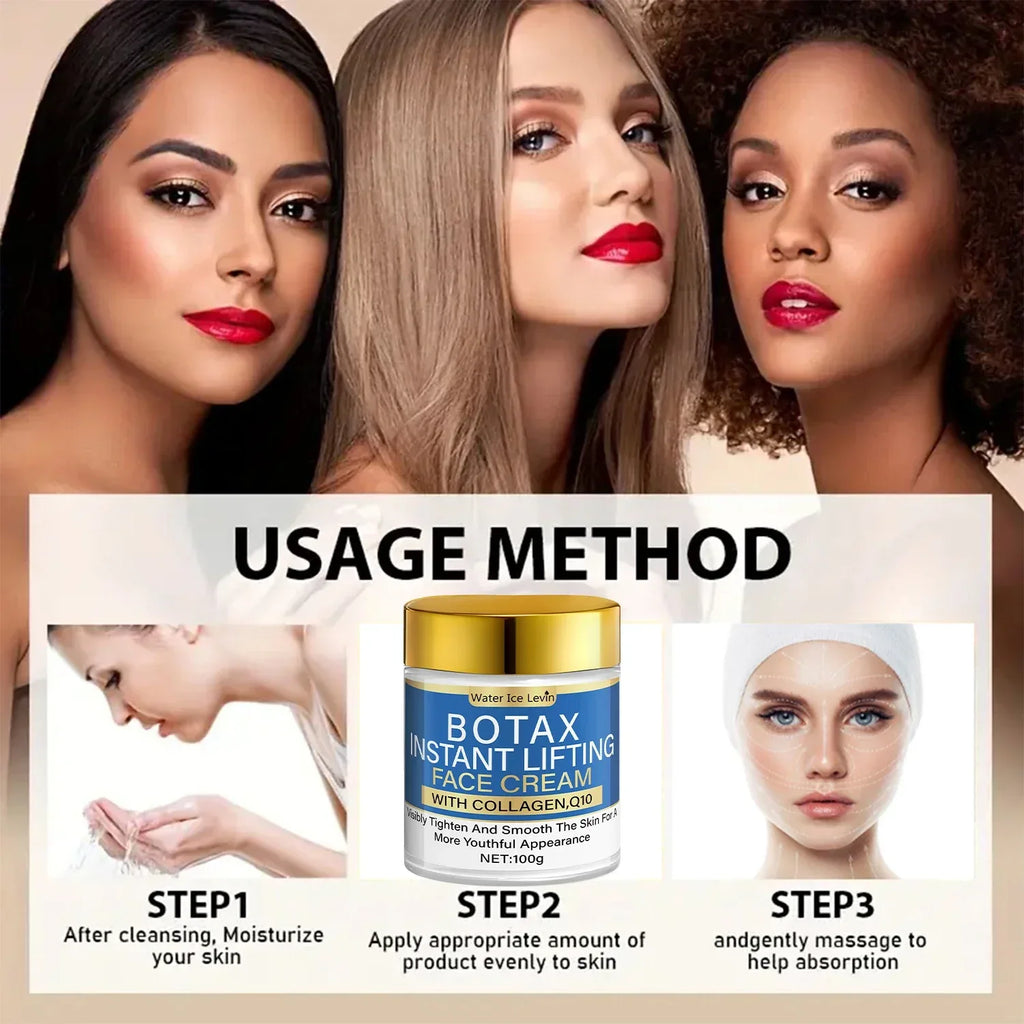 Anti Aging Face Cream 1+1 Pack 100g with Collagen Q10 Ceramide Vitamin C Instant Lifting Moisturizes Wrinkles Cheap - My Vixen Vault