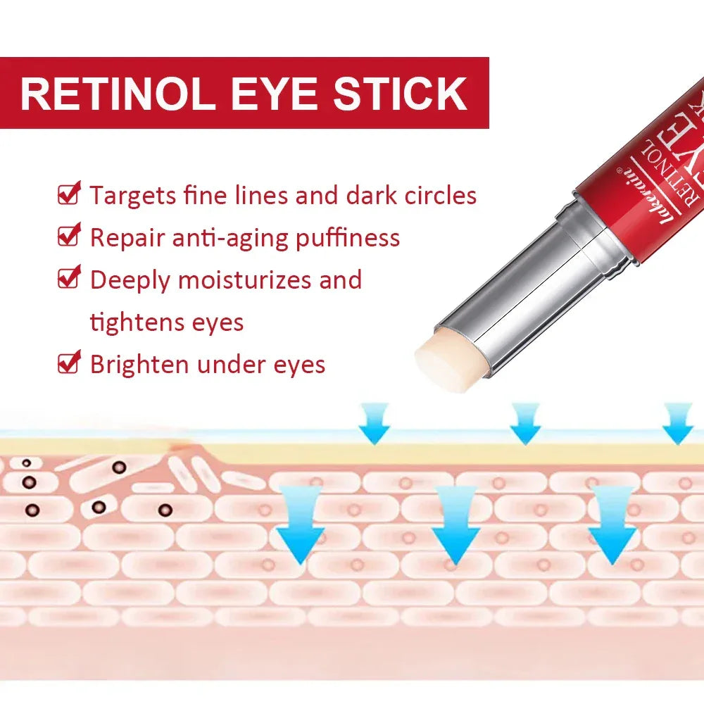 Retinol Eye Cream Lightening Dark Circles Firming Skin Instant Eye Repair Serum Stick for women Women Eyes Care - My Vixen Vault