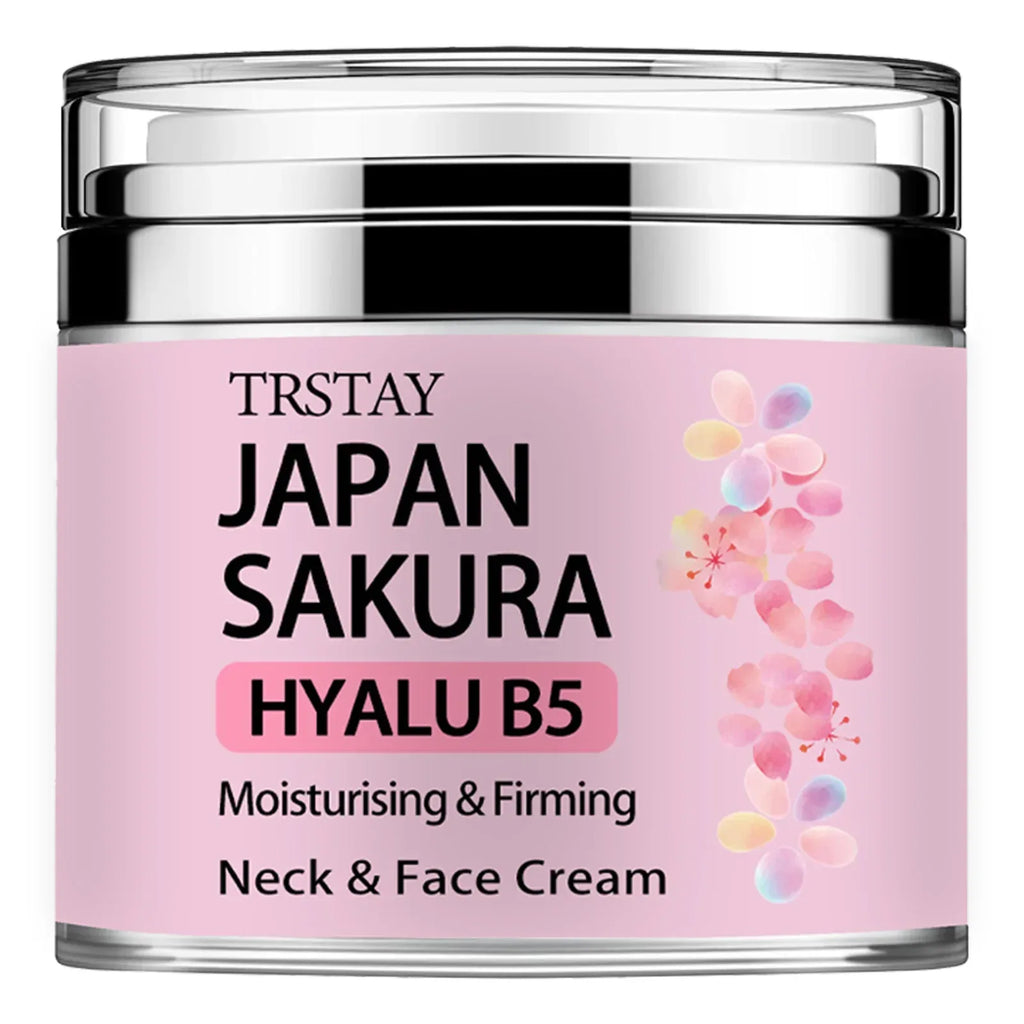 Japan Sakura Essence Cream, Sakura Tone Up Cream with Hyaluronic Acid, - My Vixen Vault