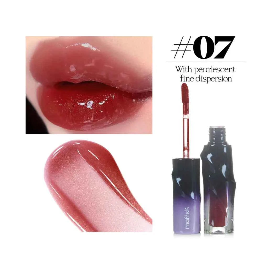7-Color Mirror Lip Gloss Moisturizing Liquid Lipstick Waterproof Long lasting Gloss Non fading Lip Gloss