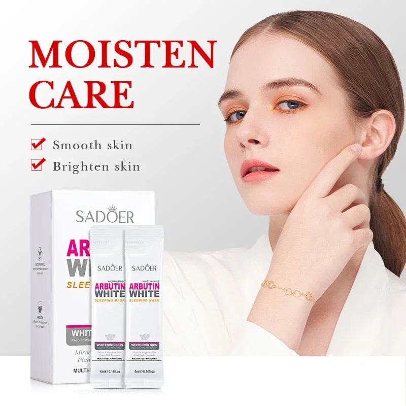 20pcs/box SADOER Sleeping Facial Masks Face Moisturizing Hydrating Anti-aging Whitening Anti Wrinkles Face Mask Facial Skin Care - My Vixen Vault