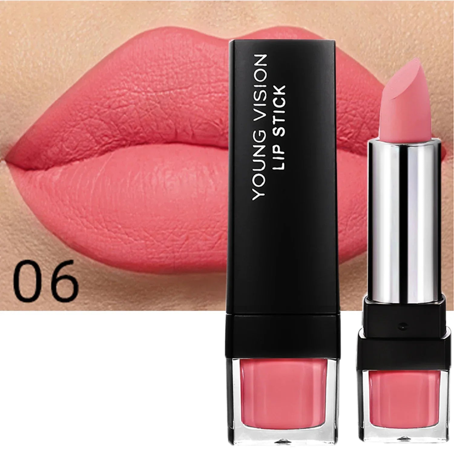 6-Color Matte Lipstick , Non-Fading, Non-Stick Cup Long-Lasting Velvet Finish, Smooth Matte Lip Color Waterproof Smudge-proof - My Vixen Vault