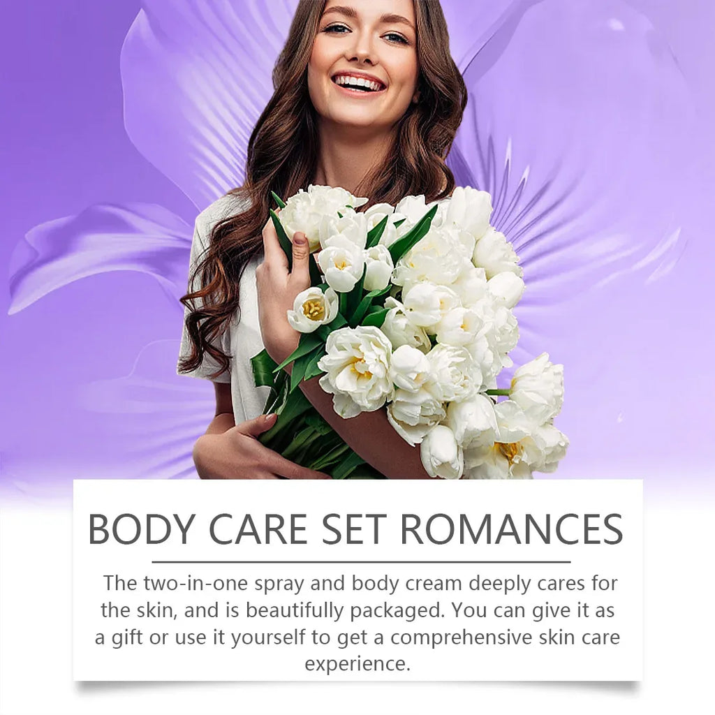 Perfume Gift Set Christmas Plant Floral Scent Pheromone Lasting Fragrance Body Spray Lotion Refresh Dating Charm Eau De Parfum.