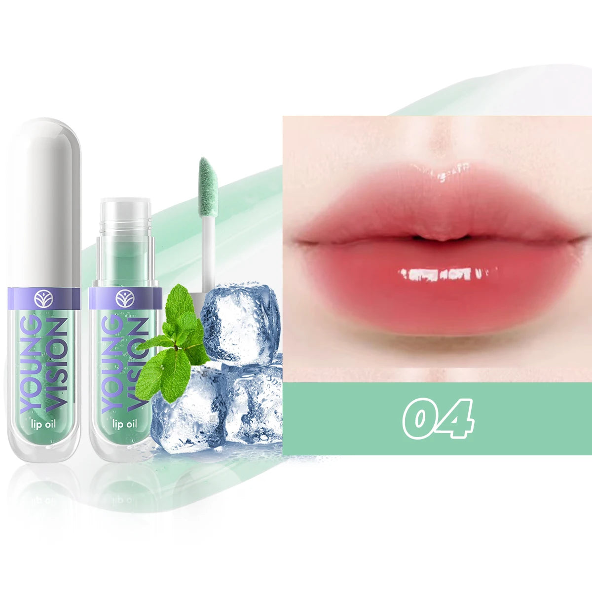 6 Color-Changing Lip Gloss  Fruity Scent Moisturizing and Long-Lasting Smooth Hydrating Temperature-Activated Lip tint - Beauty Collection Studio