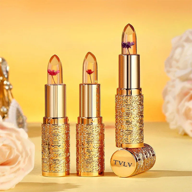 Crystal Color-changing Petal Lipstick for Women Moisturizes long-lasting and non-sticky cup lip balm - My Vixen Vault