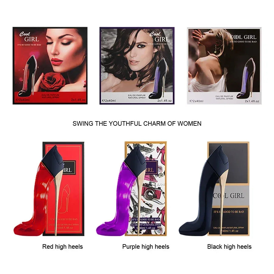 Perfume For Women Portable Female Flower Fragrance Bottle Glass Deodorant Long Lasting Fashion Lady Fragrance Beautiful Box - My Vixen Vault