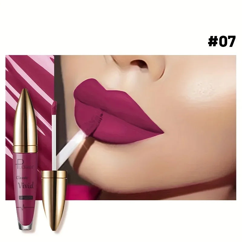 High Pigmented Matte Lip Glaze - Long-Lasting, Smudge Proof, Liquid Lipstick Makeup Valentine's Day Gifts, Women's Day Gift - My Vixen Vault