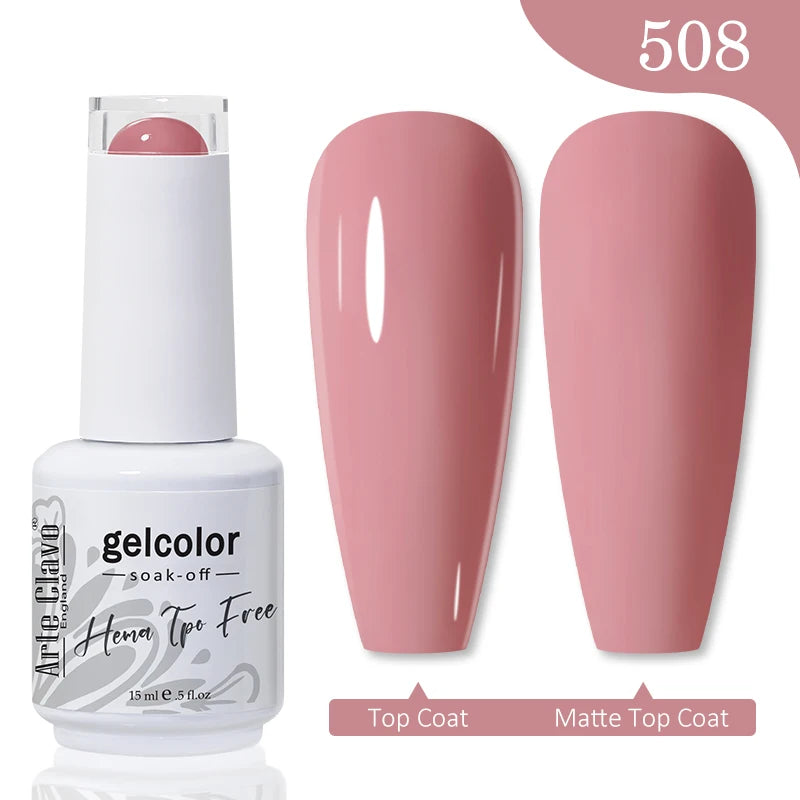 Arte Clavo Hema Free TPO Free UV Gel Nail Polish Semi-Permanent Nail Art Manicure Soak off Nail Varnish Nail Supplies - Beauty Collection Studio