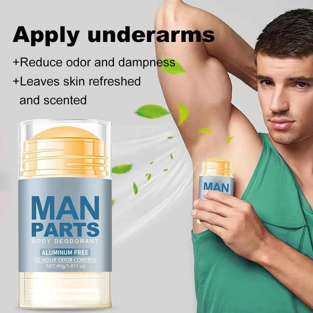 Men Mint Deodorant Stick Anti Sweating Keep Drying Lasting Fragrance Remove Armpit Odor Underarm Refresh Sticks Refresh