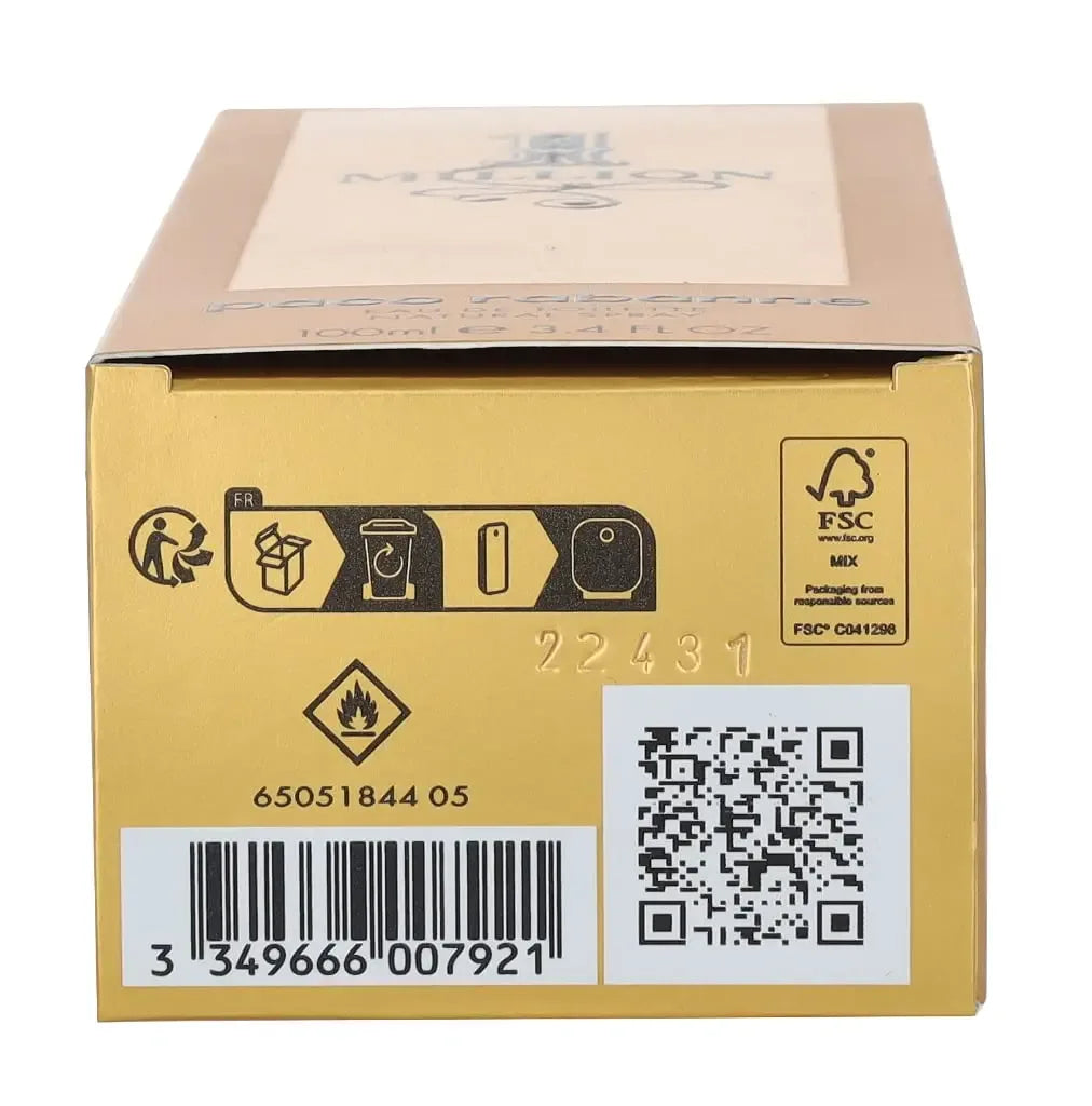 1 Million By Paco Rabanne For Men's Eau De Toilette TESTER 3.4 fl oz 100 ml Men's Cologne New in Box USA - My Vixen Vault