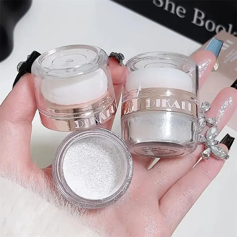 Glitter Fairy Highlight Pat Powder Bride Wedding Highlight Powder Body Glitter Powder To Create Sparkle Makeup,for Gift/Party - My Vixen Vault