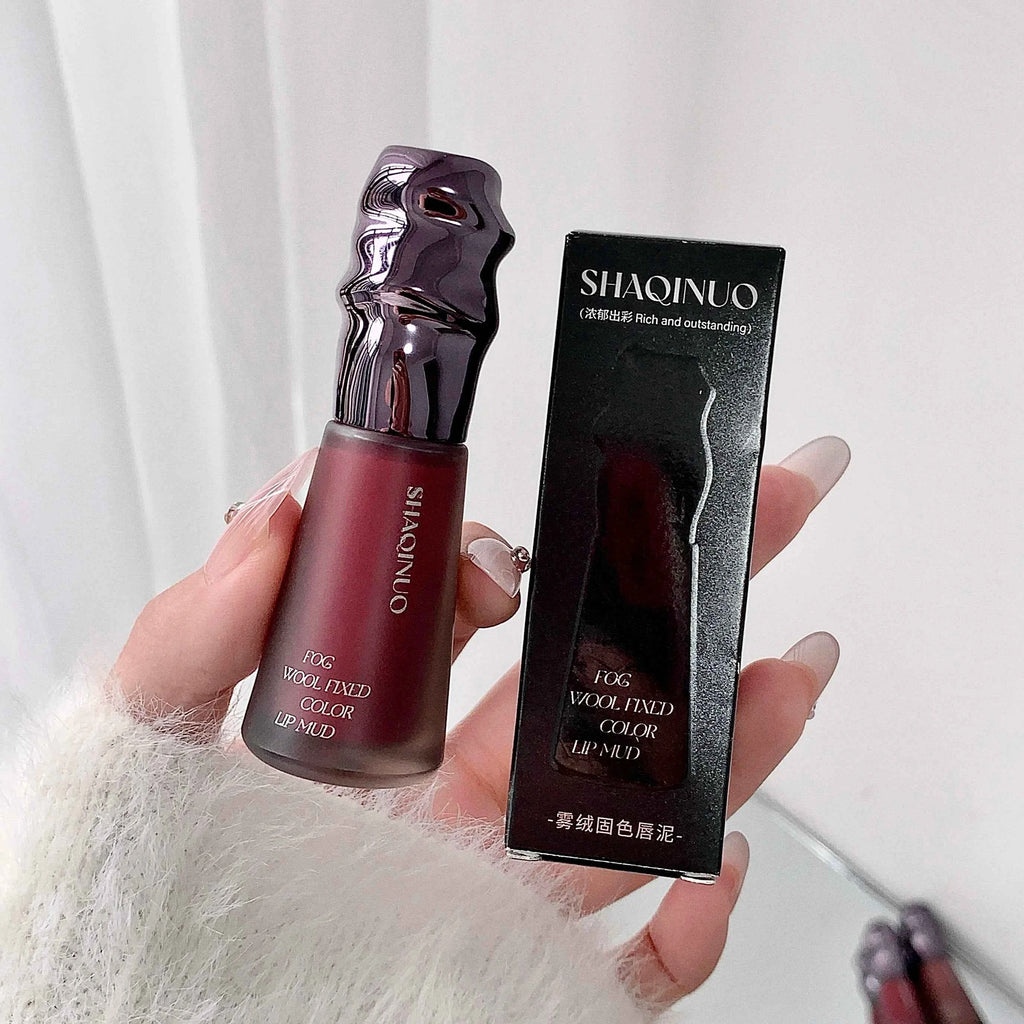 SHAQINUO Matte Velvet Autum&Winter Lip Mud Lip Cream Lip Clay Long-lasting Color Non-drying Lipstick