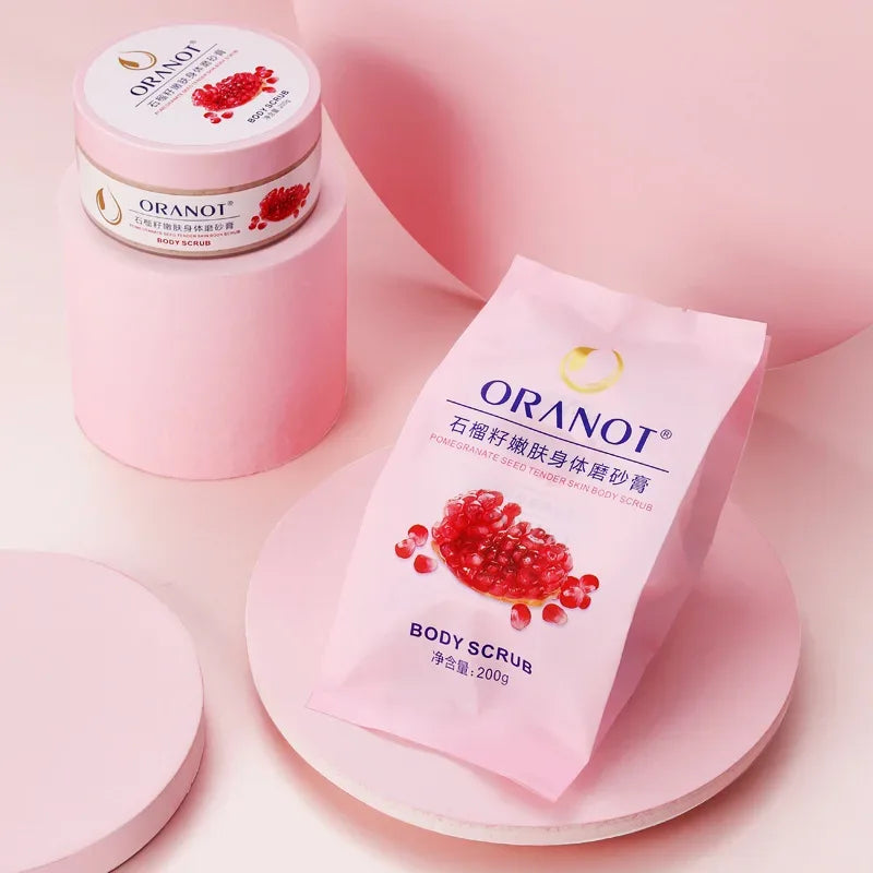Red Pomegranate Pomegranate Seed Scrub Body Full Body Exfoliating Bath Salts Body Care - My Vixen Vault