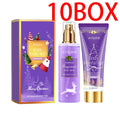 Jaysuing Christmas Fragrance Body Care Set Holiday Gift Set Body Lotion Body Mist Moisturizing Skin Care with Shea Butter 2 pcs.