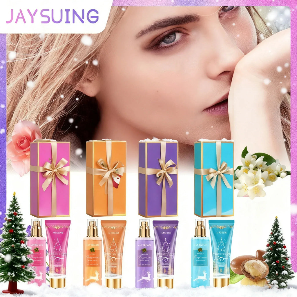 Christmas Gift Set Body Lotion Spray Festive Fragrance Moisturizing brightening Long Lasting Holiday Season Party Luxury Winter.