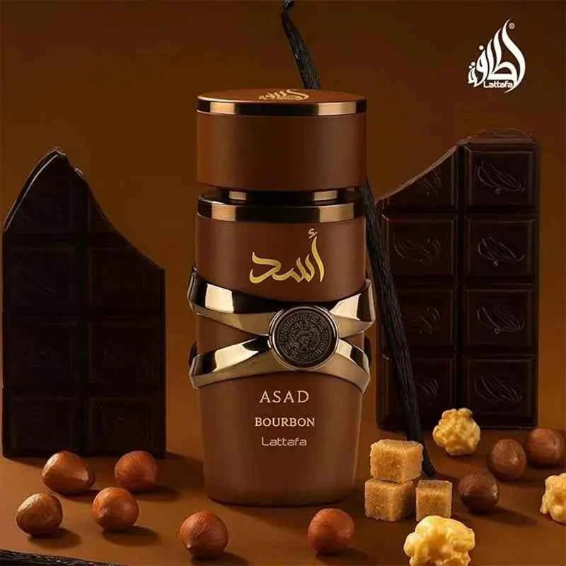 Lattafa Asad Bourbon Eau De Parfum Spray Pheromone fragrance Arabian women's perfume Pheromone cologne for man Birthday