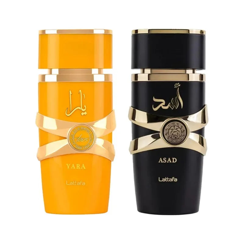 Lattafa 2 Piece Set Yara Tous Eau de Parfum Femmen Spray100ml Original Arab Perfumes Luxury Pheromones Asad Perfume Homme Makeup - My Vixen Vault