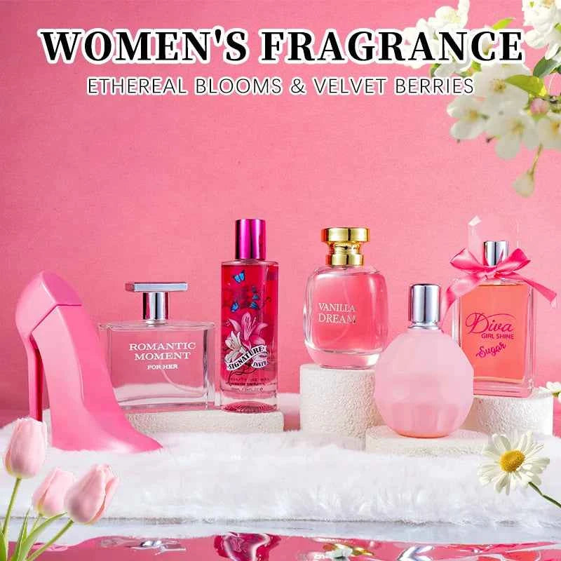Women's Eau De Parfum - Floral & Fruity Long-Lasting Fragrance, Perfect for Dates | Parties | Gifts (6 Scents, 1.18/3.4fl oz)
