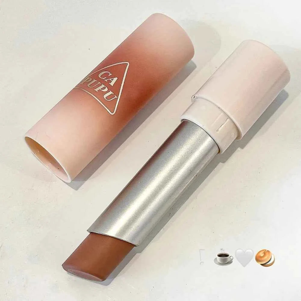 Nude Coffee Waterproof Velvet Lipstick Easy To Wear Long-lasting Lipstick Matte Lip Glaze Non-stick Cup Makeup Lip Tint Cosmetic.