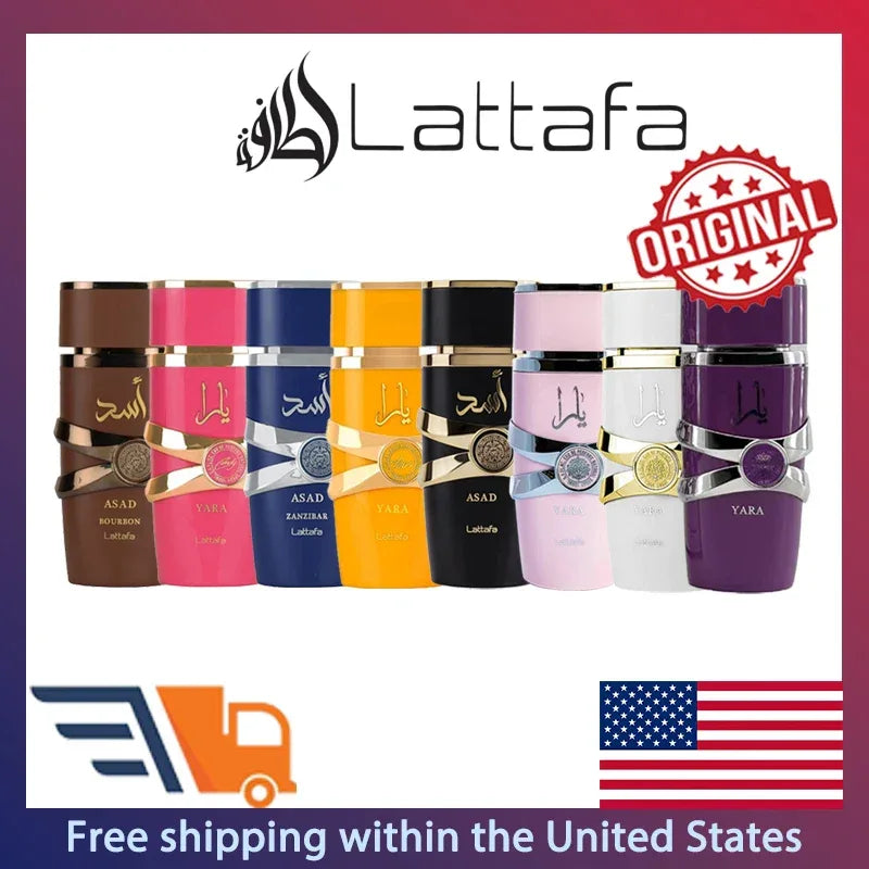 Lattafa Yara Candy Eau de Parfum Spray for Women 100ml Original Arab Perfumes Lasting Floral Fragrance Pheromones perfume hombre.