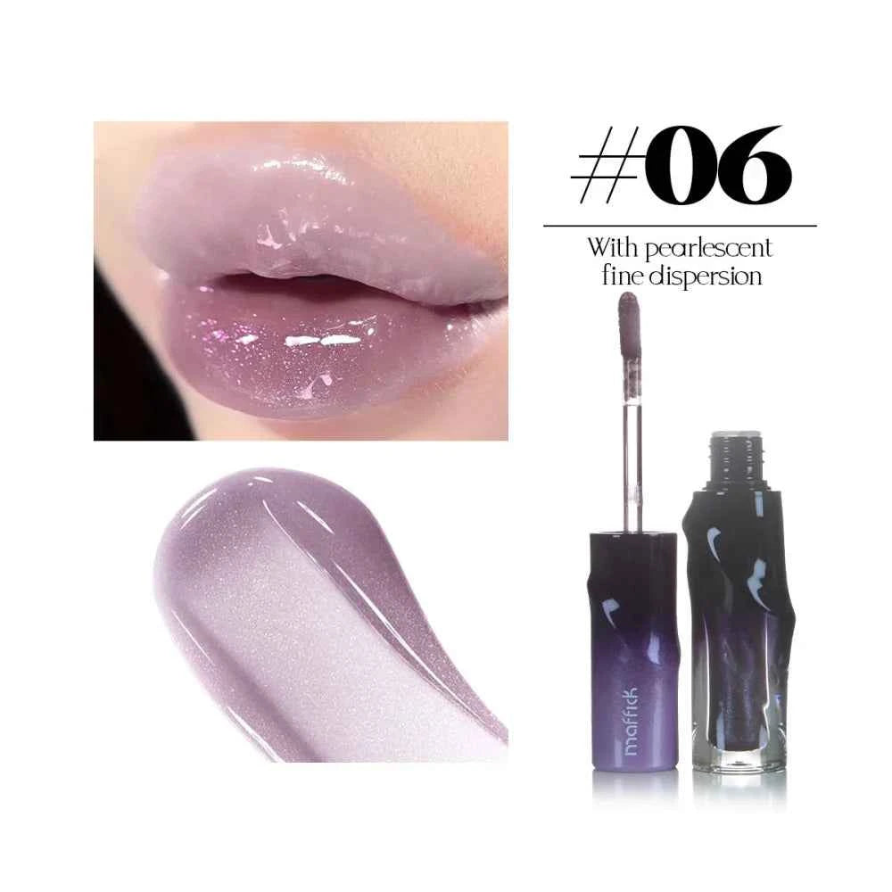 7-Color Mirror Lip Gloss Moisturizing Liquid Lipstick Waterproof Long lasting Gloss Non fading Lip Gloss