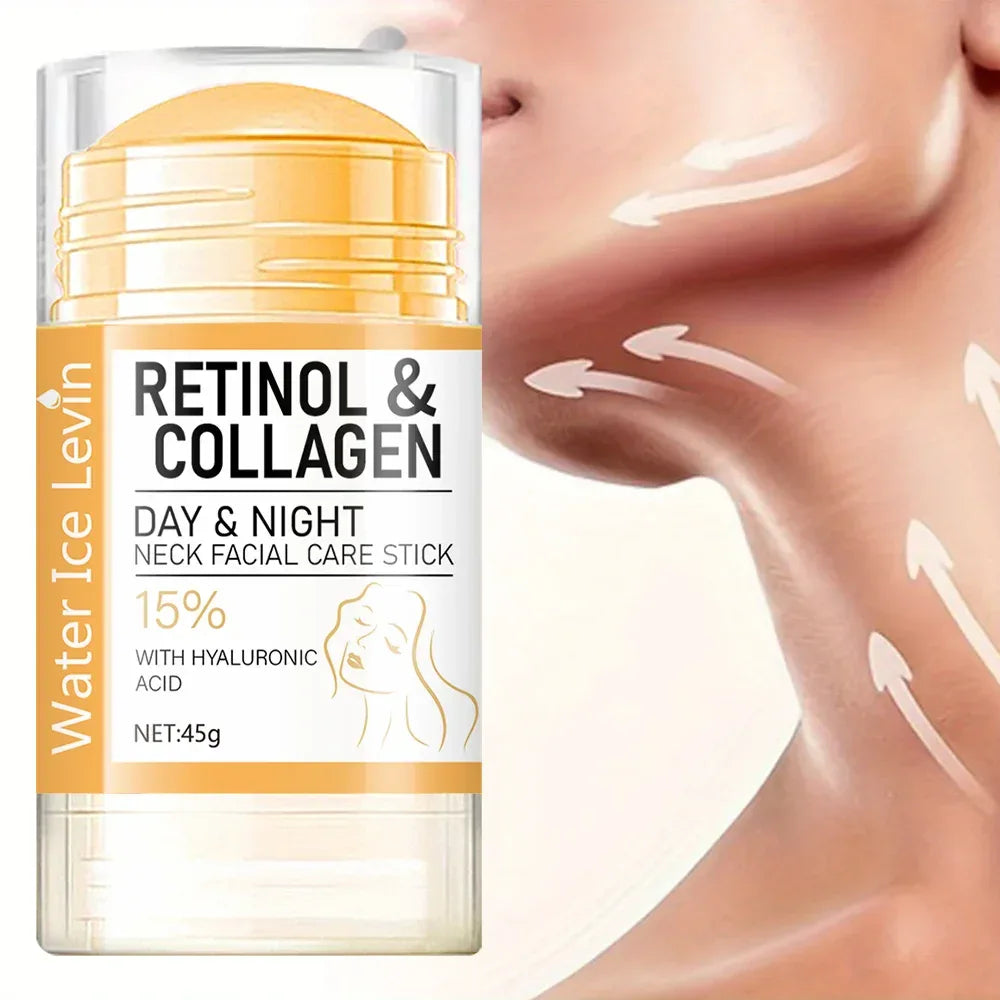 45g Retinol and Collagen Day and Night Neck Cream Facial Stick, Hydrating, Moisturizing, Non-Greasy, Easy to Absorb, Mild and Non-Irritating, Deep Absorption! - My Vixen Vault