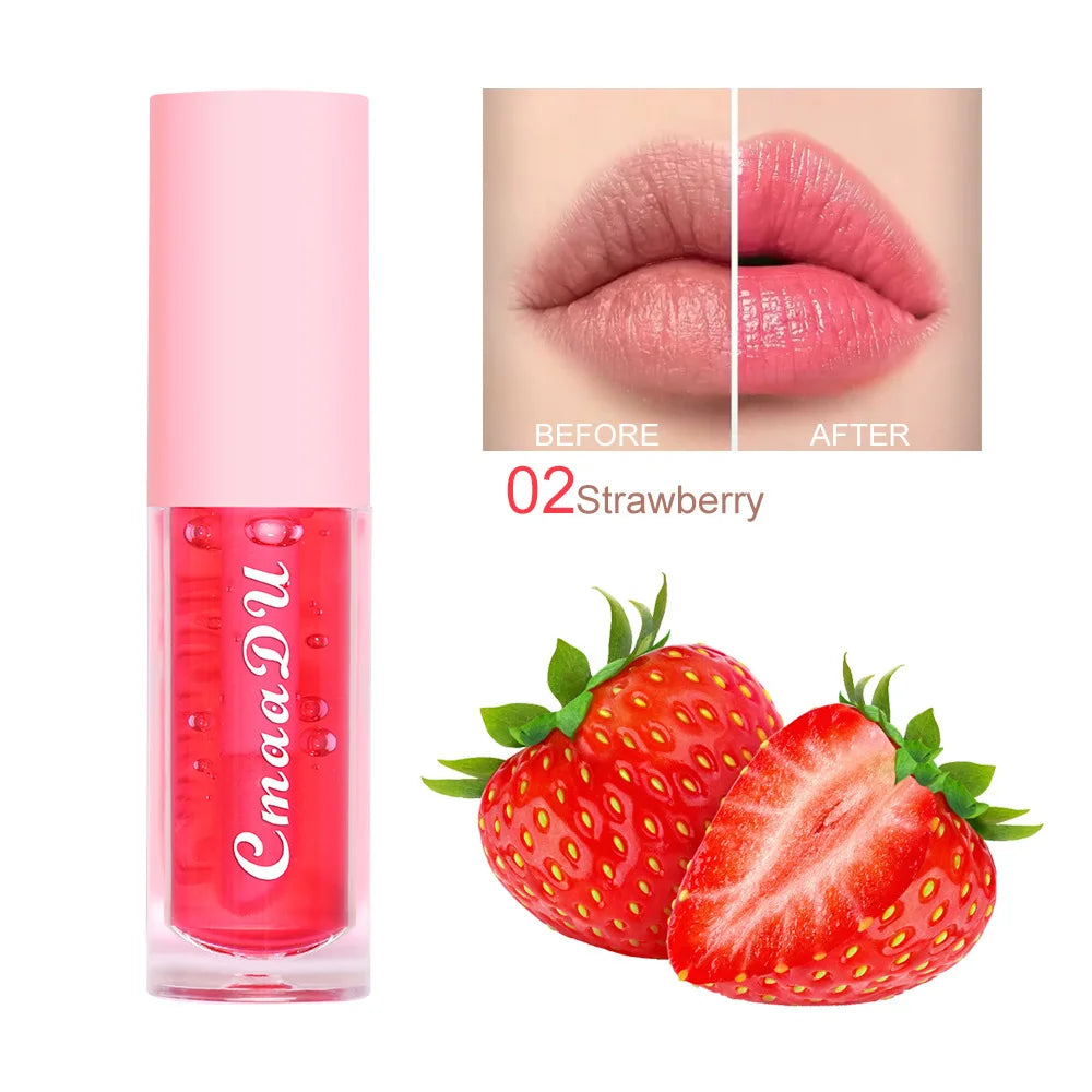 6 Color-Changing Lip Gloss  Fruity Scent Moisturizing and Long-Lasting Smooth Hydrating Temperature-Activated Lip tint - Beauty Collection Studio
