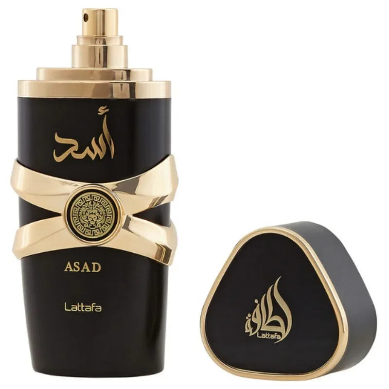 Lattafa Asad Eau de Parfum Spray 100ml Original Arab Perfumes Lasting Oriental Fragrance Pheromones Perfume Cologne for Men Gift.