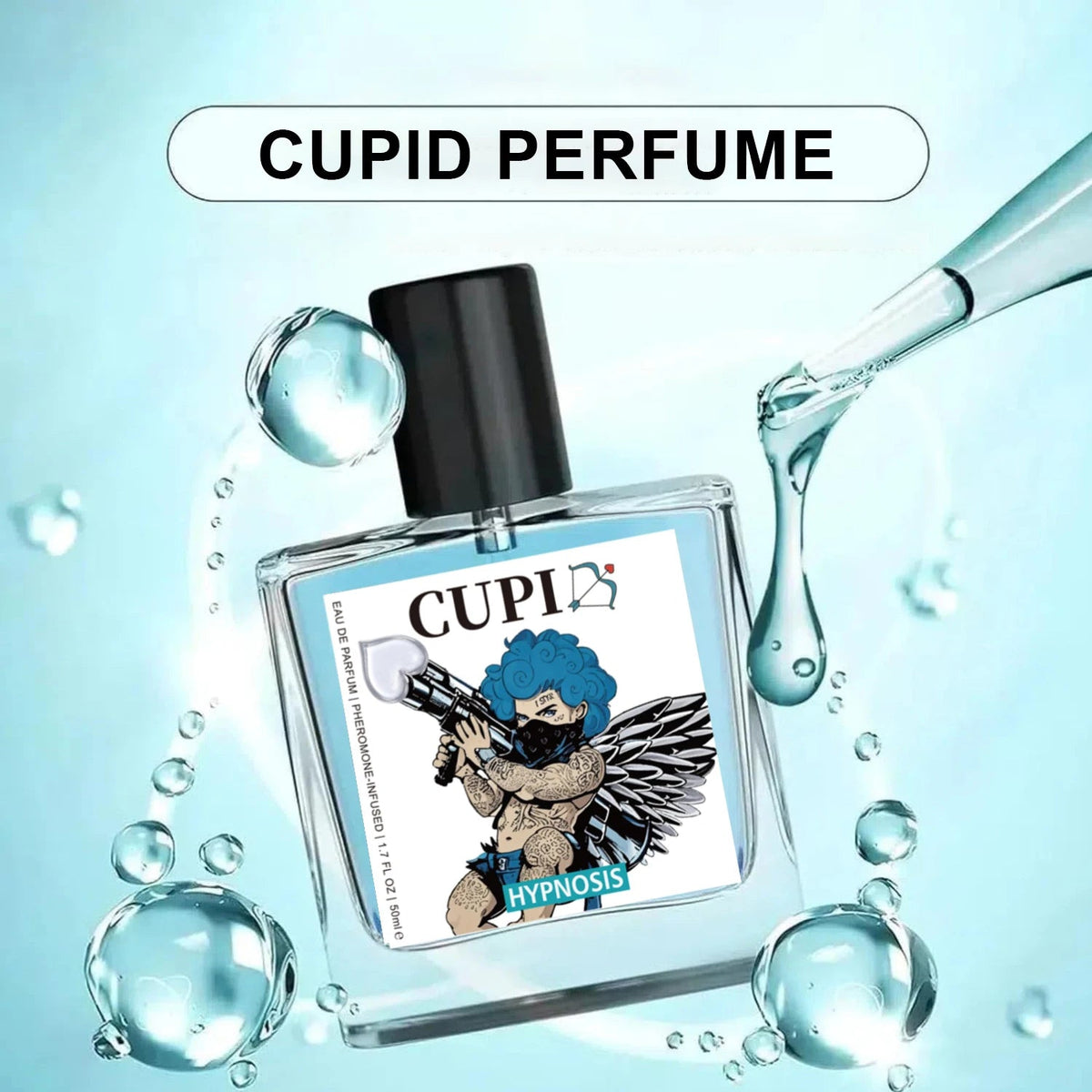 50ml Cupid Cologne Perfume Pheromone Cologne for Men Long Lasting Enhances Intimacy High Quality Hombre Perfume Attract Women Beauty Collection Studio