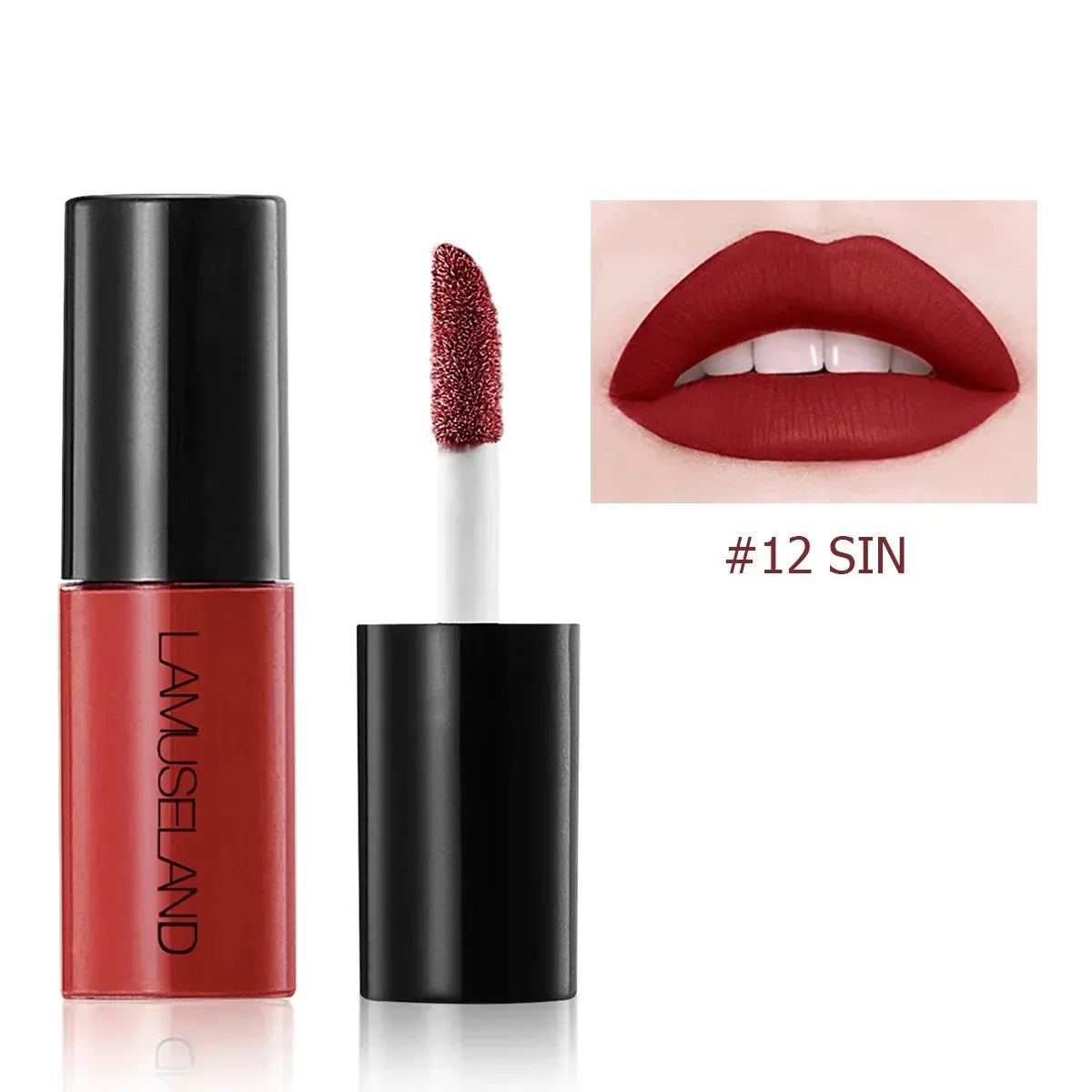 Mini 12 Colors Liquid Lip Gloss Waterproof Non-stick 24 Hours Long Lasting Velvet Matte Lipstick Lip Gloss Cosmetic Makeup Care - My Vixen Vault