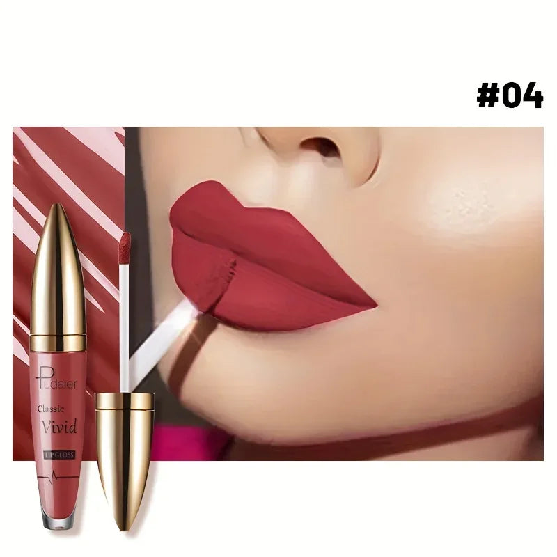 High Pigmented Matte Lip Glaze - Long-Lasting, Smudge Proof, Liquid Lipstick Makeup Valentine's Day Gifts, Women's Day Gift - My Vixen Vault