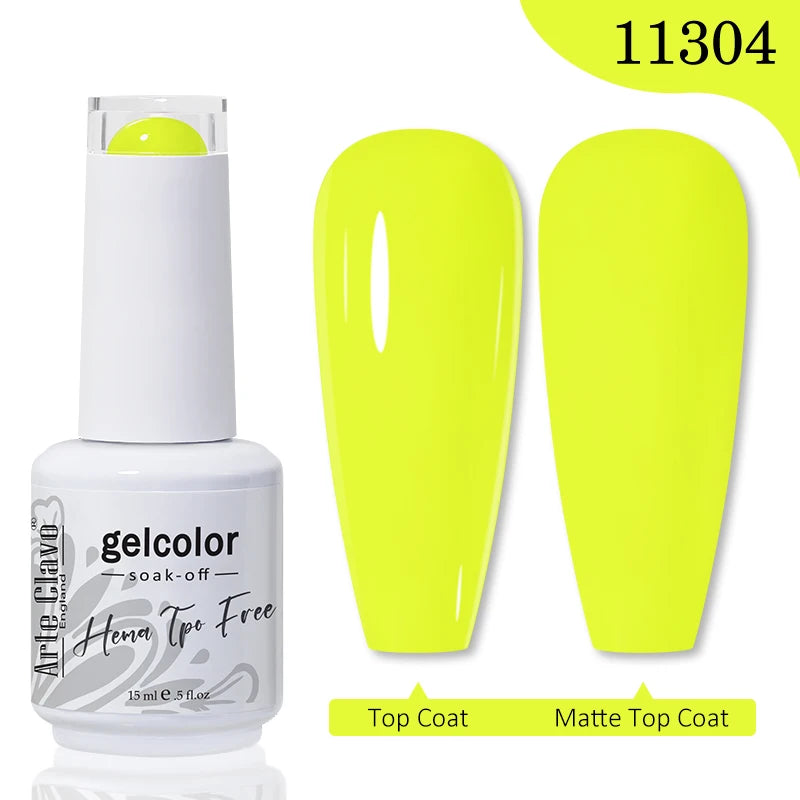 Arte Clavo Hema Free TPO Free UV Gel Nail Polish Semi-Permanent Nail Art Manicure Soak off Nail Varnish Nail Supplies - Beauty Collection Studio