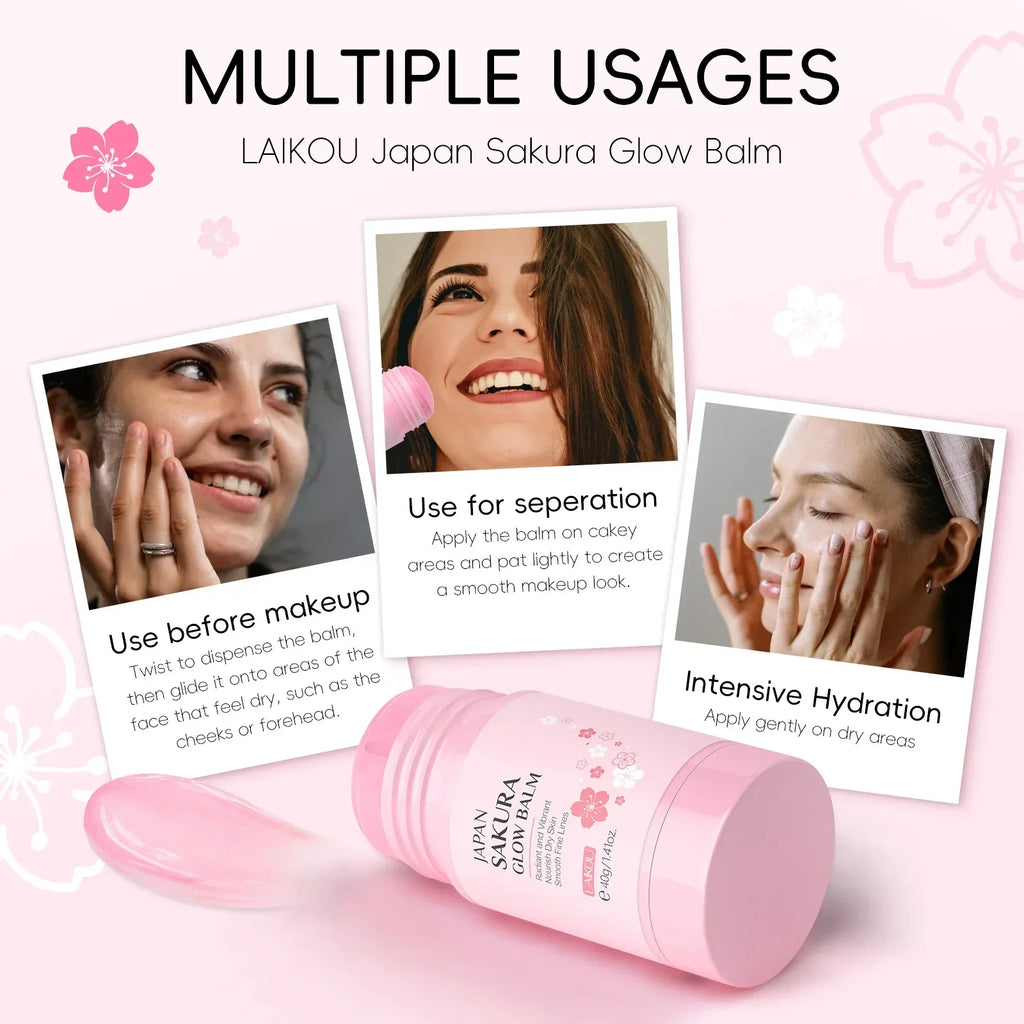 Sakura Solid Face Mask Stick Deep Cleaning Green Tea Facial Mask Reduces Blackhead Pores Oil Control Moisturizing Mud Mask 40g - My Vixen Vault