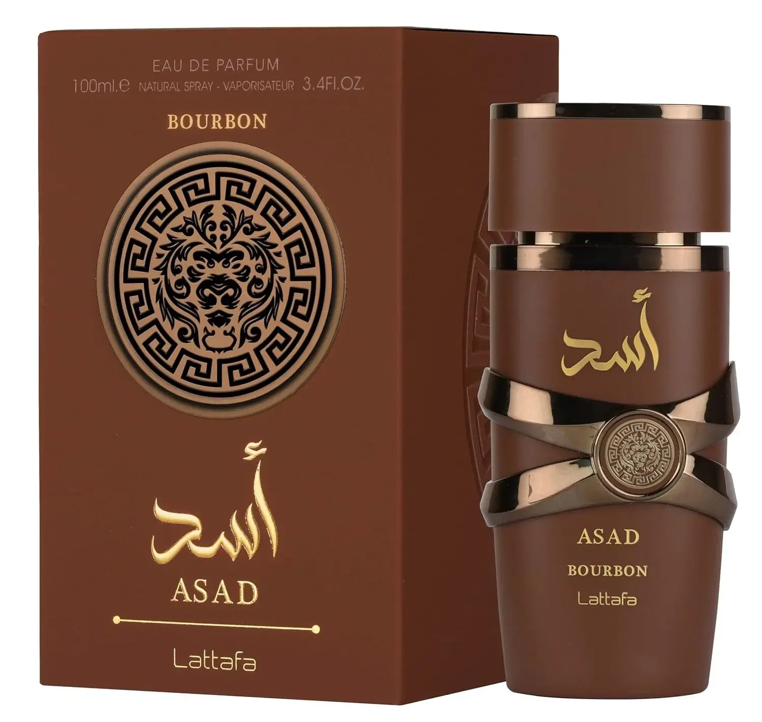 Lattafa Perfumes Asad for Unisex Eau de Parfum Spray 3.4 Ounce.