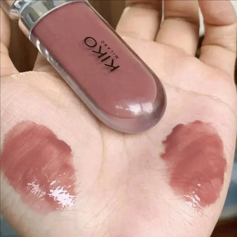 Hot Sales 3D Liquid Lip Glaze Transparent Lip Mirror Lipstick Nourishing Glossy Full Lips Not Fading Milk Tea Bean Paste Makeup - My Vixen Vault