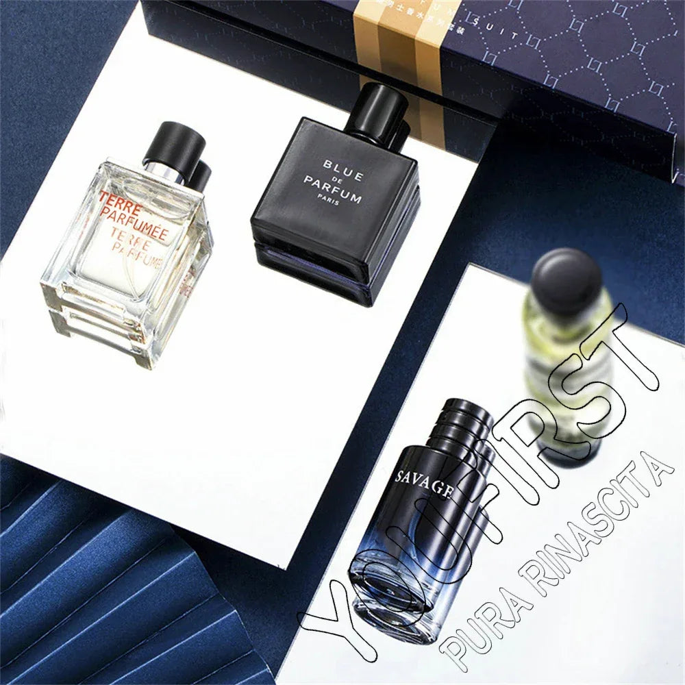 Luxury Brand Perfume Men Cologne Parfums Homme Gift Box 4Pcs Set 100ml Perfumes Masculinos Natural Floral Fruity Scent SprayLuxu - My Vixen Vault