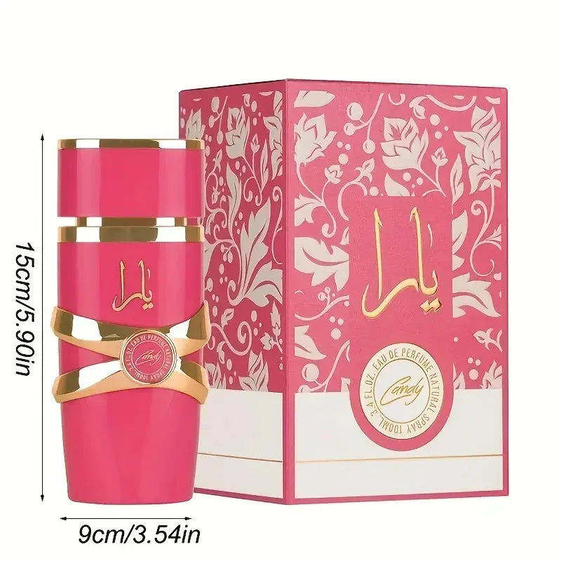 lattafa yara 100ml Perfume Spray, Women's Eau De Toilette, Women's cologne, lasting fragrance, Arab perfume Cologne, Long Lastin.