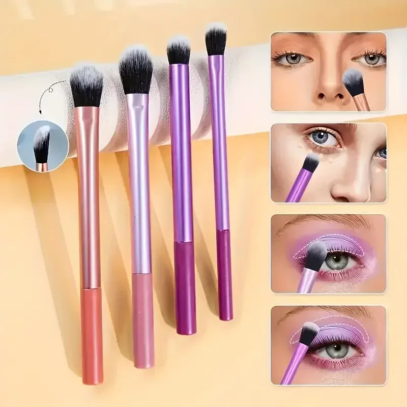 8pcs Makeup Brush Kit Soft Synthetic Hair Make Up Brushes Foundation Blush Eyeshadow Cosmetic Makeup Tools - My Vixen Vault