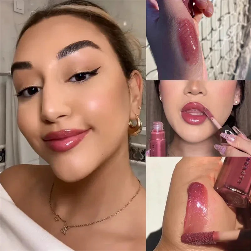 Fashion Fenty Beauty Lip Glaze Moisten Shine Glitter Lip Plumper Makeup For Beginner Liquid Lipstick Female Makeup Cosmetics - My Vixen Vault