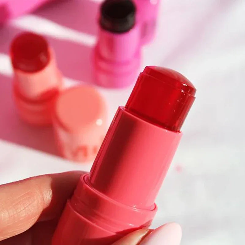 JellyGlow Lip & Cheek Stick - Long Lasting Blush Cream - My Vixen Vault