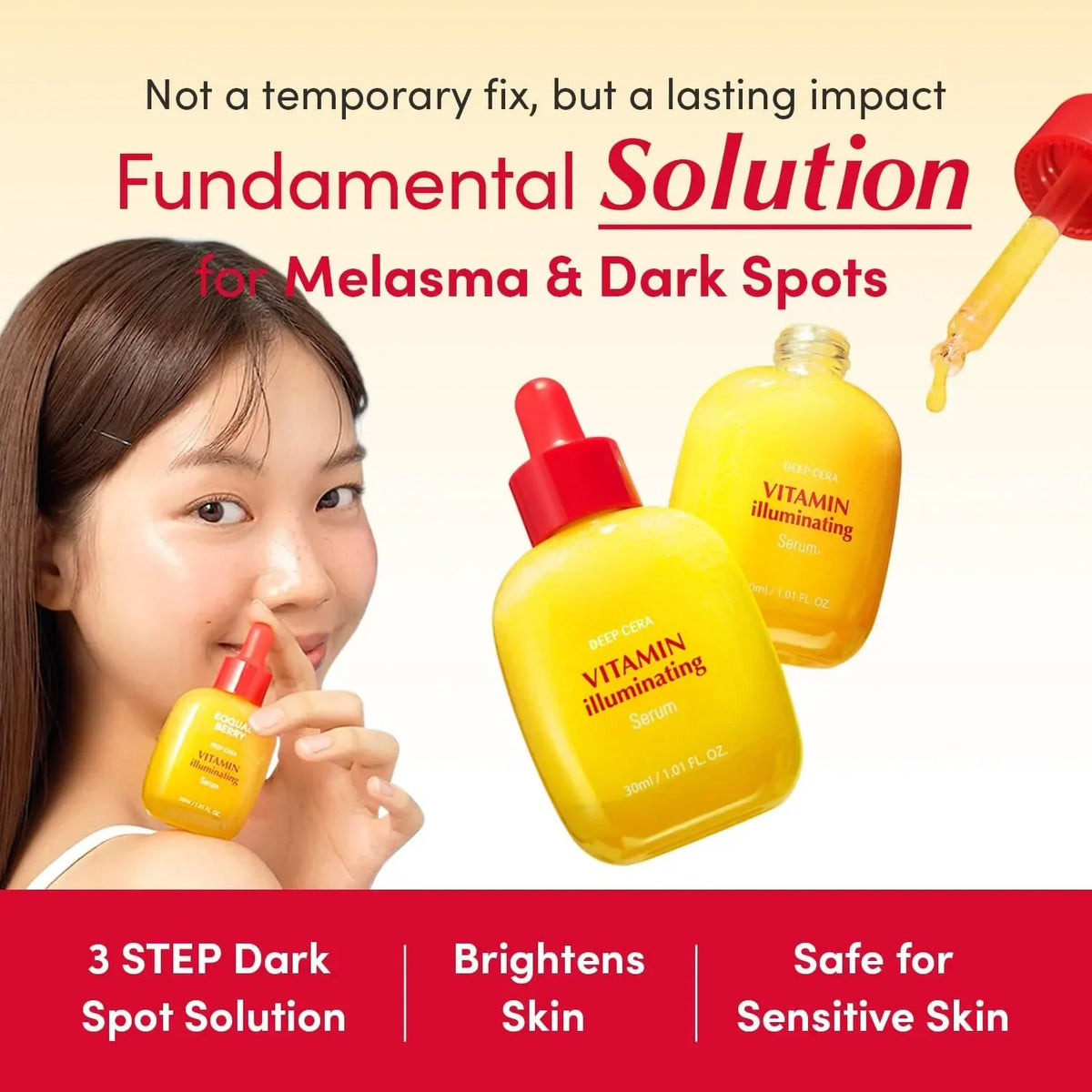 Vitamin whitening serum, niacinamide vitamin C serum, bakuchiol plumping serum, shrink pores, reduce wrinkles, and lift skin - My Vixen Vault