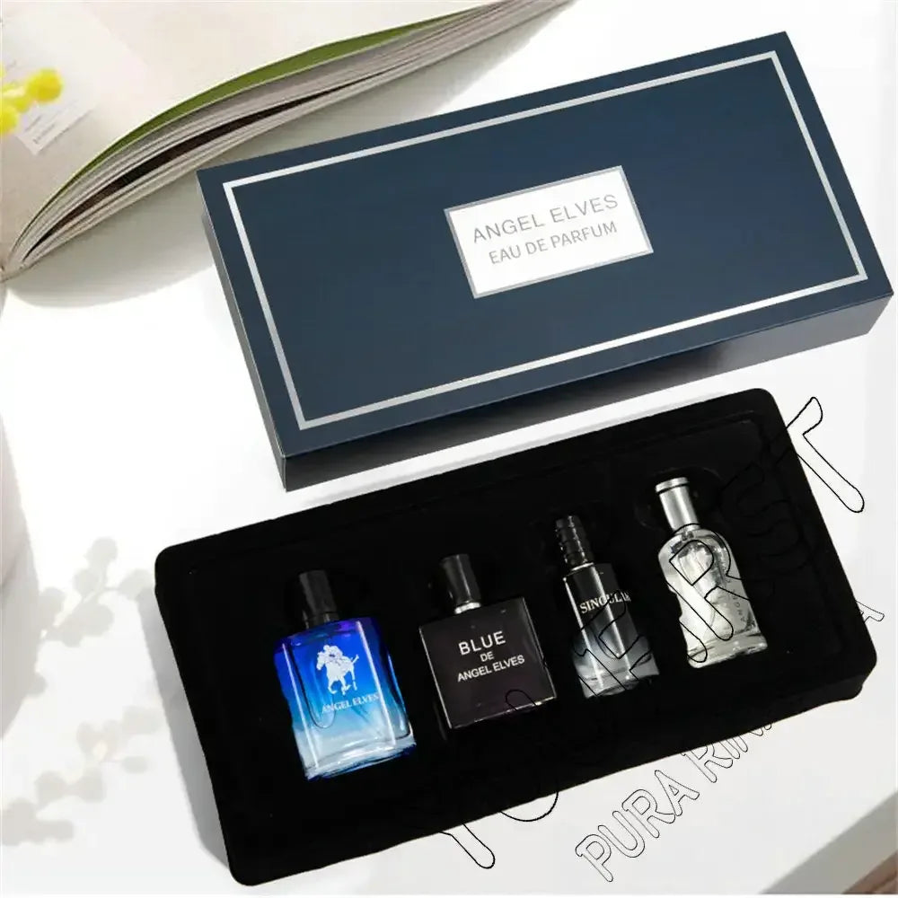 Brand Perfume Men For Date 120ml Pheromone Perfumes Masculinos Lasting Charming Man Spray Parfums Homme Gift Box 4 Pcs Set New - My Vixen Vault