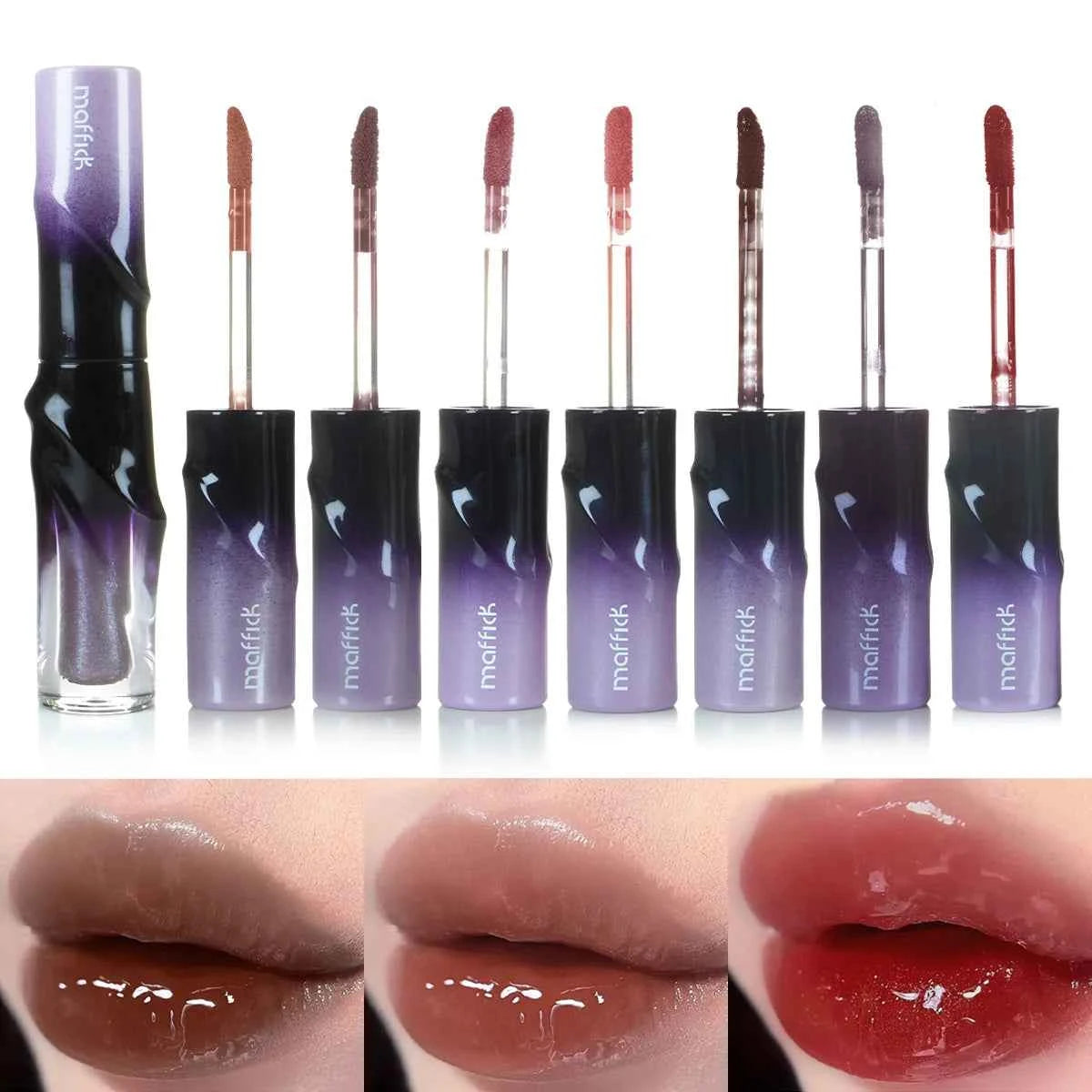 7-Color Mirror Lip Gloss Moisturizing Liquid Lipstick Waterproof Long lasting Gloss Non fading Lip Gloss