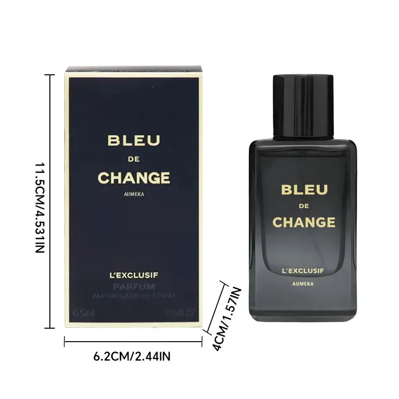 AUMEKA Bleu L'Exclusif Perfume For Men Original Luxury Arabes Woody Long Lasting Parfum Fragrance Spray 65ml Man Gift Makeup - My Vixen Vault