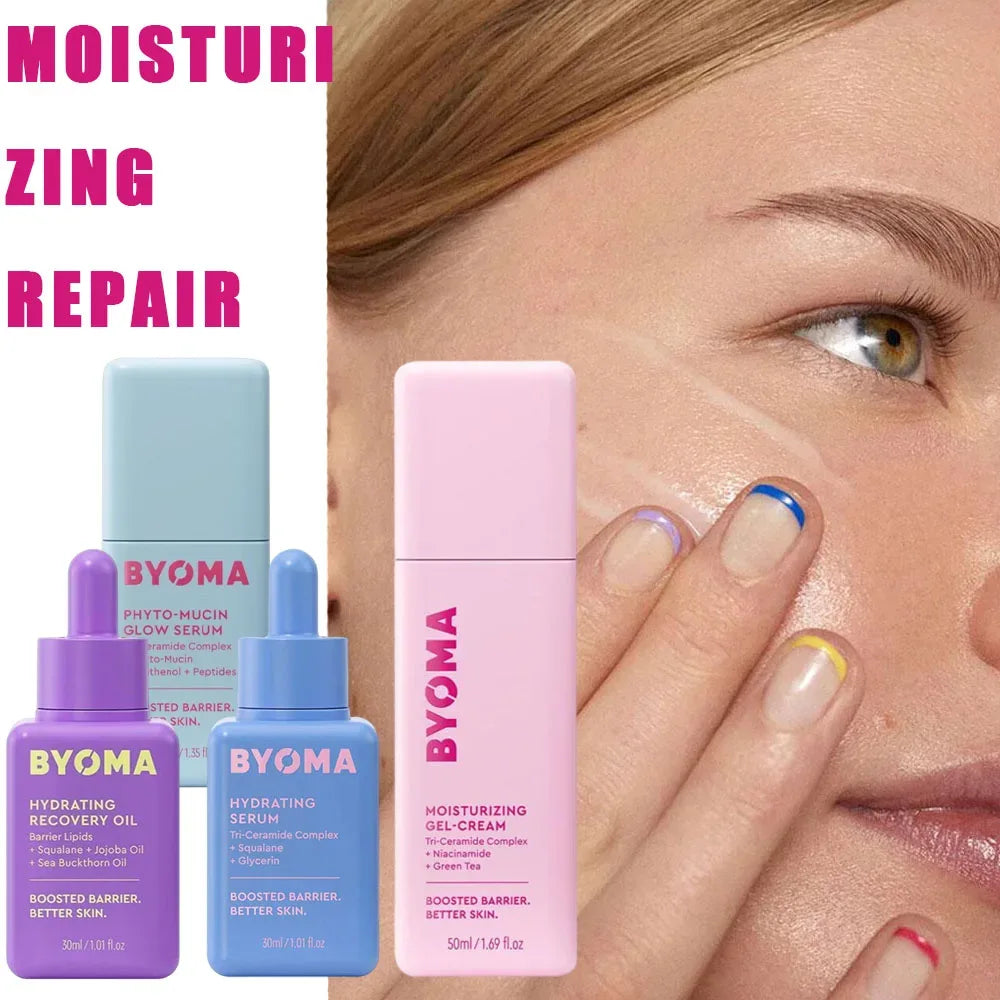 BYOMA Hydrating Face Oil Set Squalane Seabuckthorn Oil Essence Instant Radiant Glowy Skin Barrier Repair Nourishing Serum ...